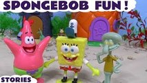 Spongebob Squarepants Fun with Play Doh Thomas and Friends Surprise Eggs Nickelodeon Toys
