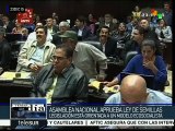 Venezuela: aprueba AN nuevos magistrados del TSJ y la Ley de Semillas