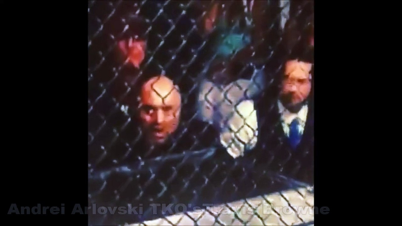 Joe Rogan's Reaction to Arlovski's TKO victory over Browne