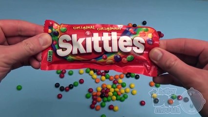 New Learn Colours with Surprise Eggs and a Skittles Rainbow! Part 9
