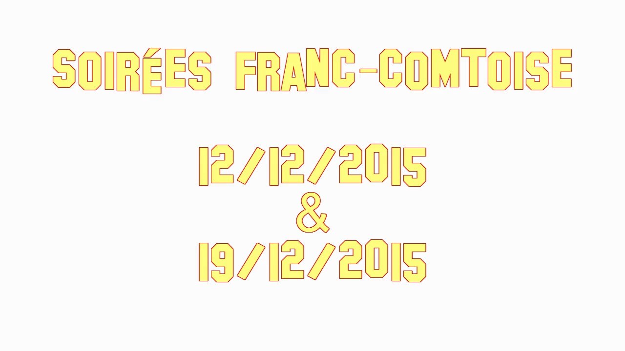 Soirée franc-comtoise 2015