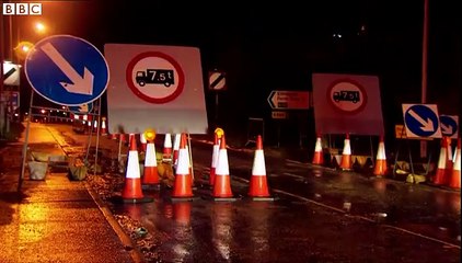 Crossing the re-opened Forth Road Bridge
