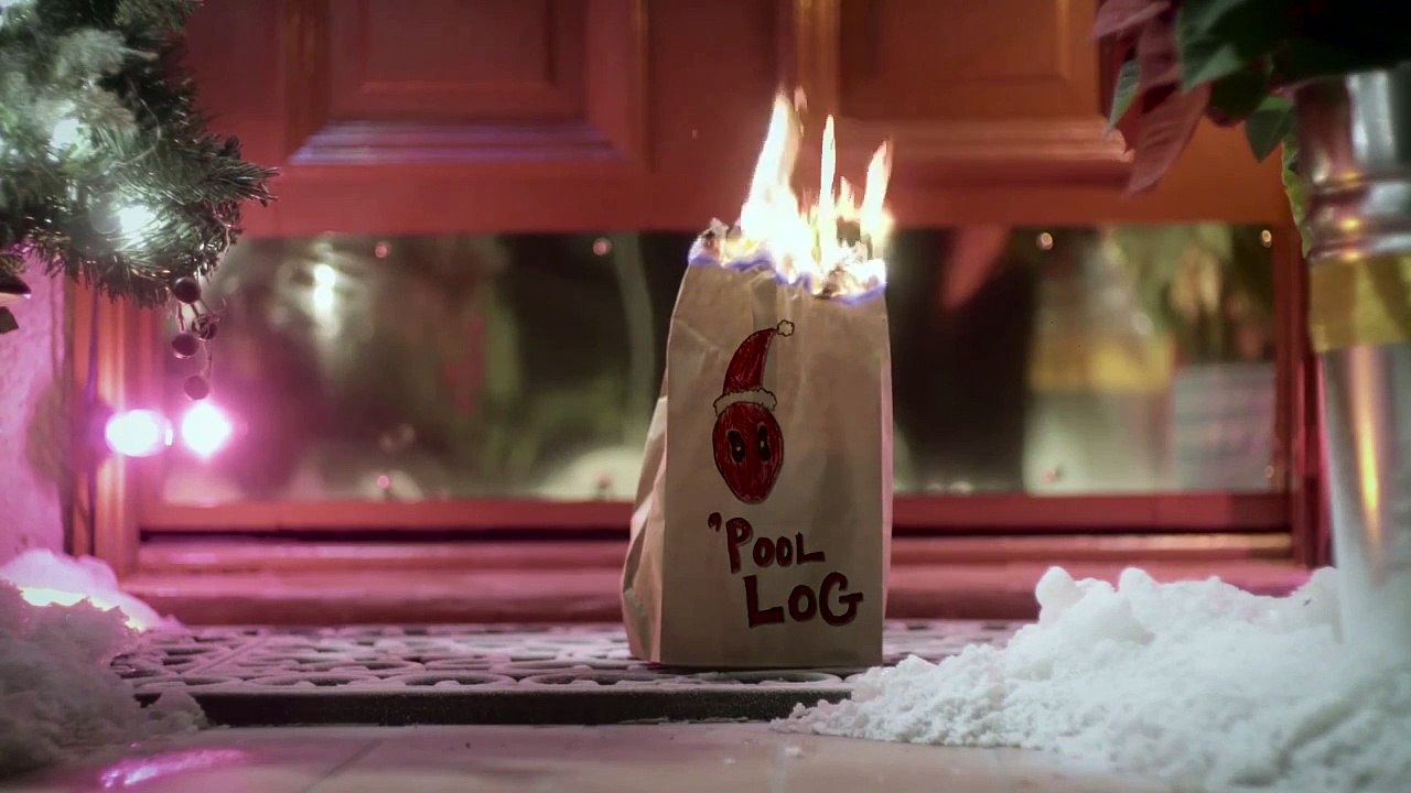 The DEADPOOL Christmas Yule Log