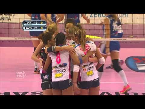 Vicenza - Novara 0-3 - Highlights - 13^ Giornata MGS Volley Cup