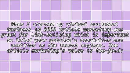 Article Marketing Strategy for Your Marketing Plan