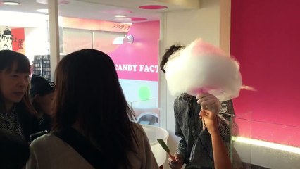 Cotton Candy sugar Algodón de azúcar Made in Japan Tokyo Harajuku