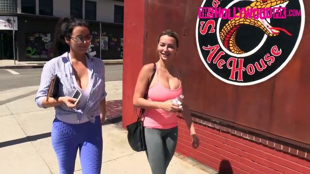 Lindsey Pelas & Abigail Ratchford Are Hungover On Melrose Ave. After A Long Night 9.25.15