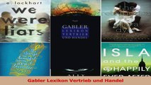 Lesen  Gabler Lexikon Vertrieb und Handel Ebook Frei