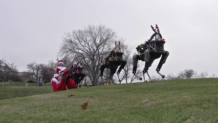Joyeux Noël avec Boston Dynamics