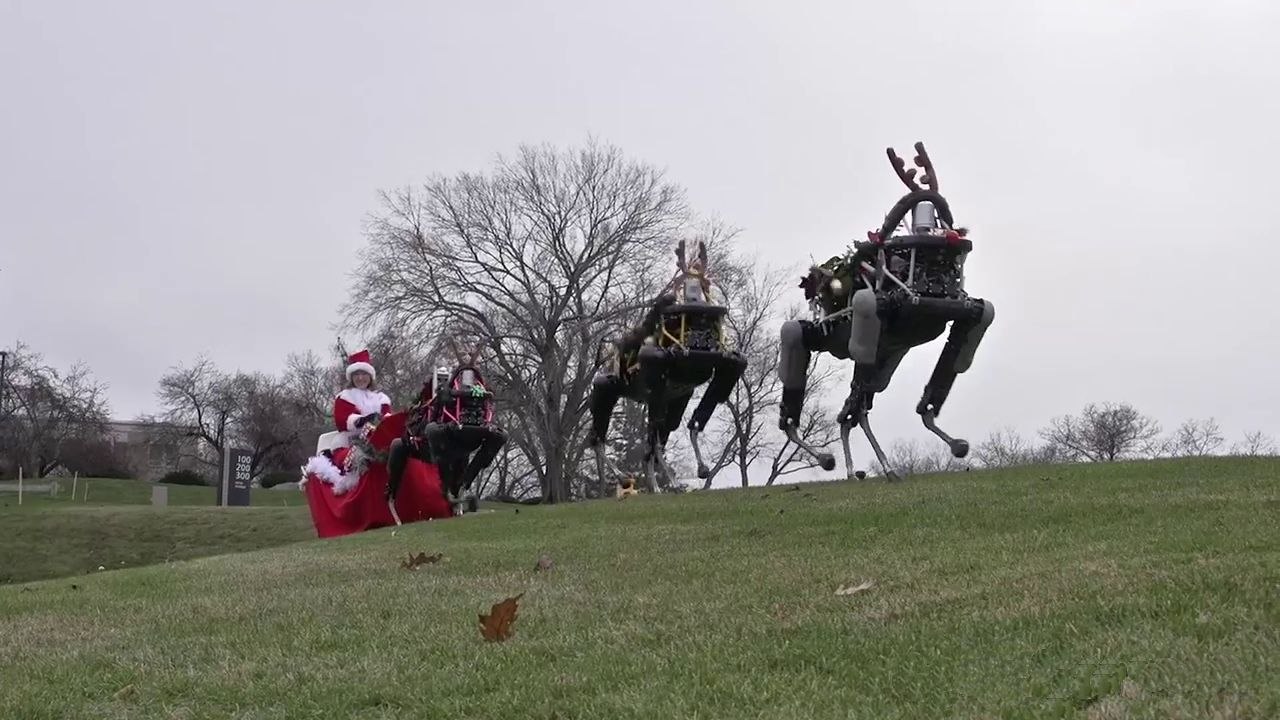 Joyeux Noël avec Boston Dynamics