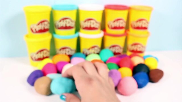 Play Doh Surprise Eggs Peppa Pig Frozen Mickey Mouse Spiderman Minnie Masha Disney Huevos Sorpresa