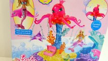 Barbie Splash n Spray Water Park Mini Mermaid with Disney Frozen Elsa and Anna Dolls Toys