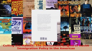 Download  Culling the Masses The Democratic Origins of Racist Immigration Policy in the Americas Ebook Free