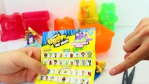 Gummy Bears CANDY & Surprise Toys Nesting Cups ❤ Learn Colors & Sizes Blind Bags Disney Fr