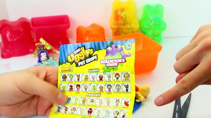Gummy Bears CANDY & Surprise Toys Nesting Cups ❤ Learn Colors & Sizes Blind Bags Disney Fr