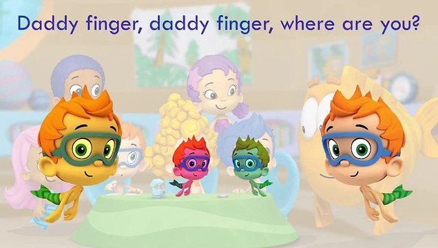 Bubble Guppies Cartoon Finger Family Song Daddy Finger Nursery Rhymes Dumb Gil Molly Ria F