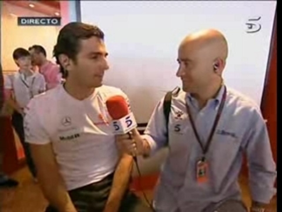 Entrevista a Pedro M. De la Rosa Tele5