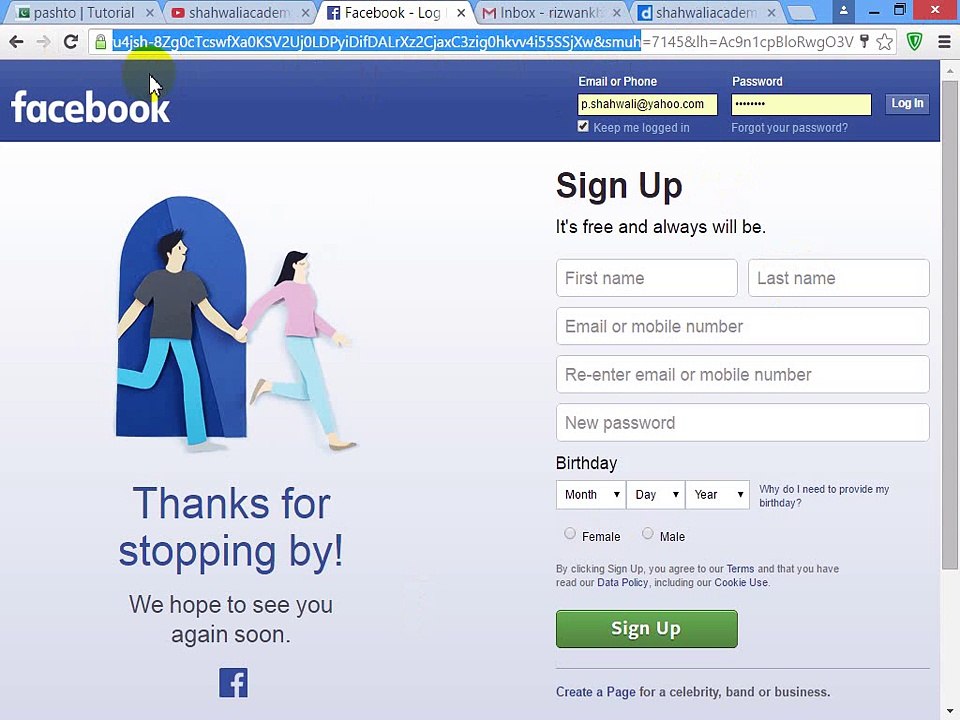 How to create facebook account without phone number