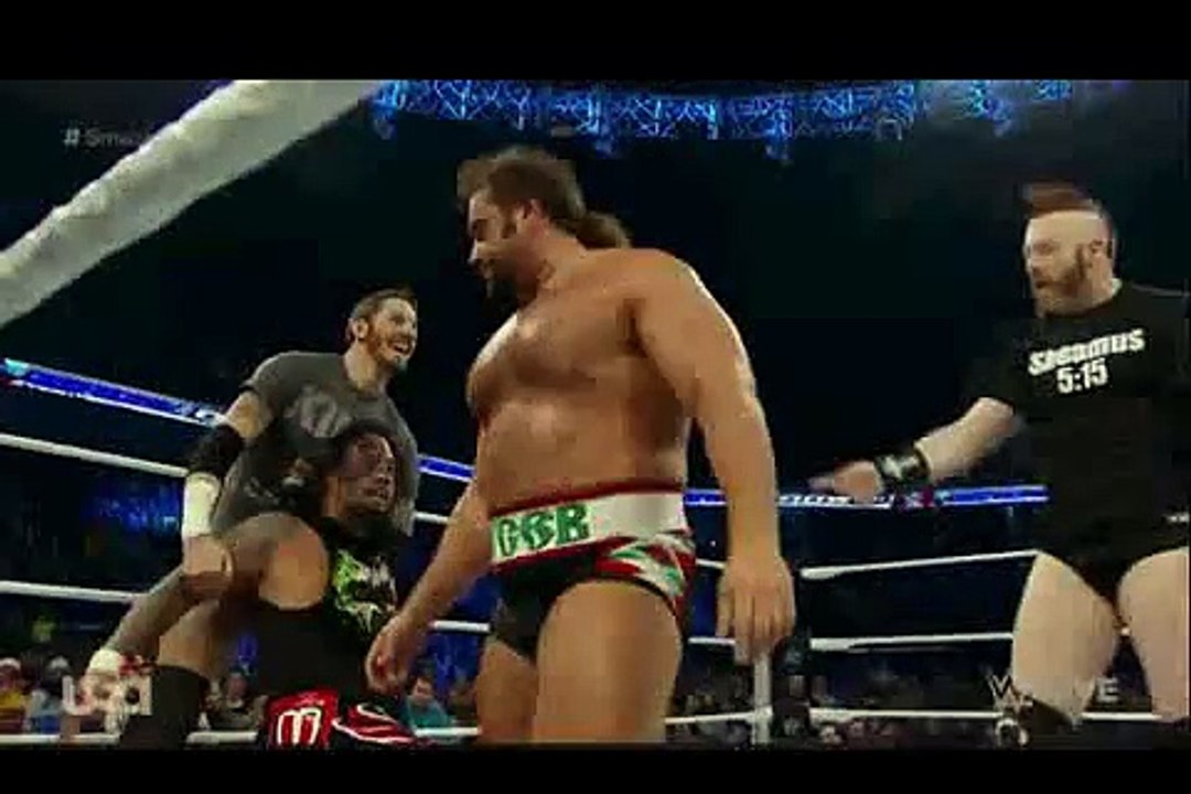 Roman Reigns Saves The Usos from the league of nation at WWE Smackdown 24th December 2015