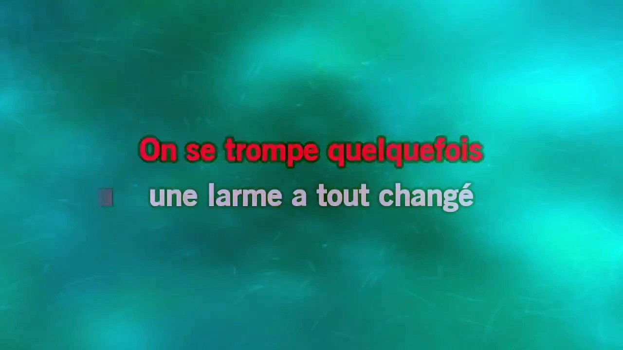 Karaoké Rien quune larme - Mike Brant *