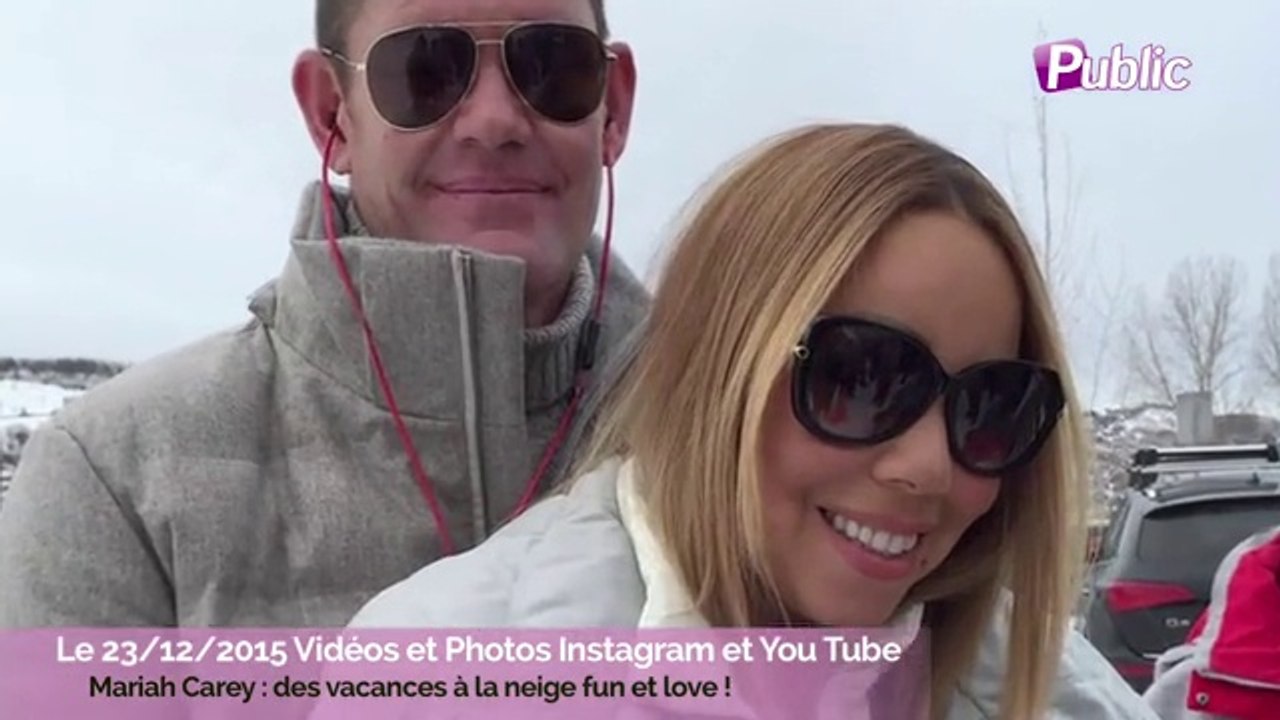 Exclu Vidéo : Mariah Carey : des vacances à la neige fun et love !