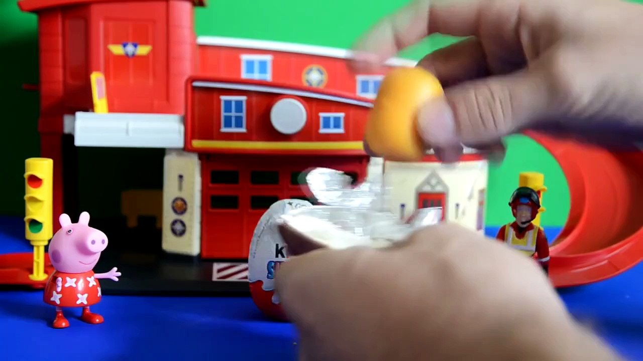 peppa pig episode Peppa Pig Episode Kinder Surprise Eggs Minions Fireman Sam Toy egg surprise