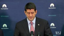 Rep. Paul Ryan Calls for Refugee Pause