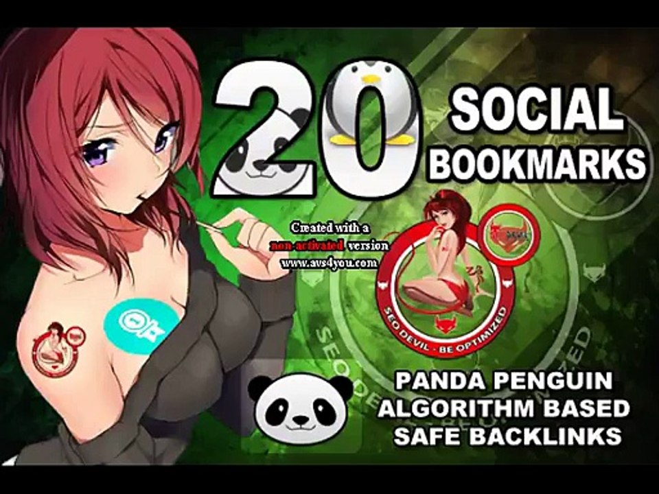 I will do 20 Social Bookmark With Pro technique