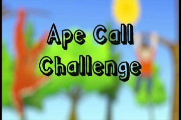 Ape Call Challenge  Willie the Chimpanzee Reacts to His Own Reflection!