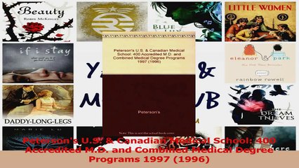 Petersons US  Canadian Medical School 400 Accredited MD and Combined Medical Degree Download