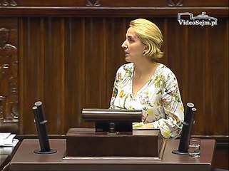 Poseł Joanna Scheuring-Wielgus - Wystąpienie z dnia 18 listopada 2015 roku.