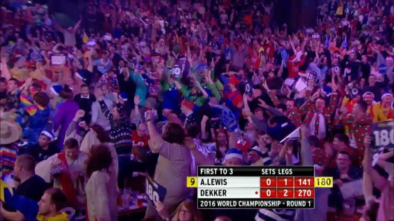 Former Champion safely Lewis safely into round two