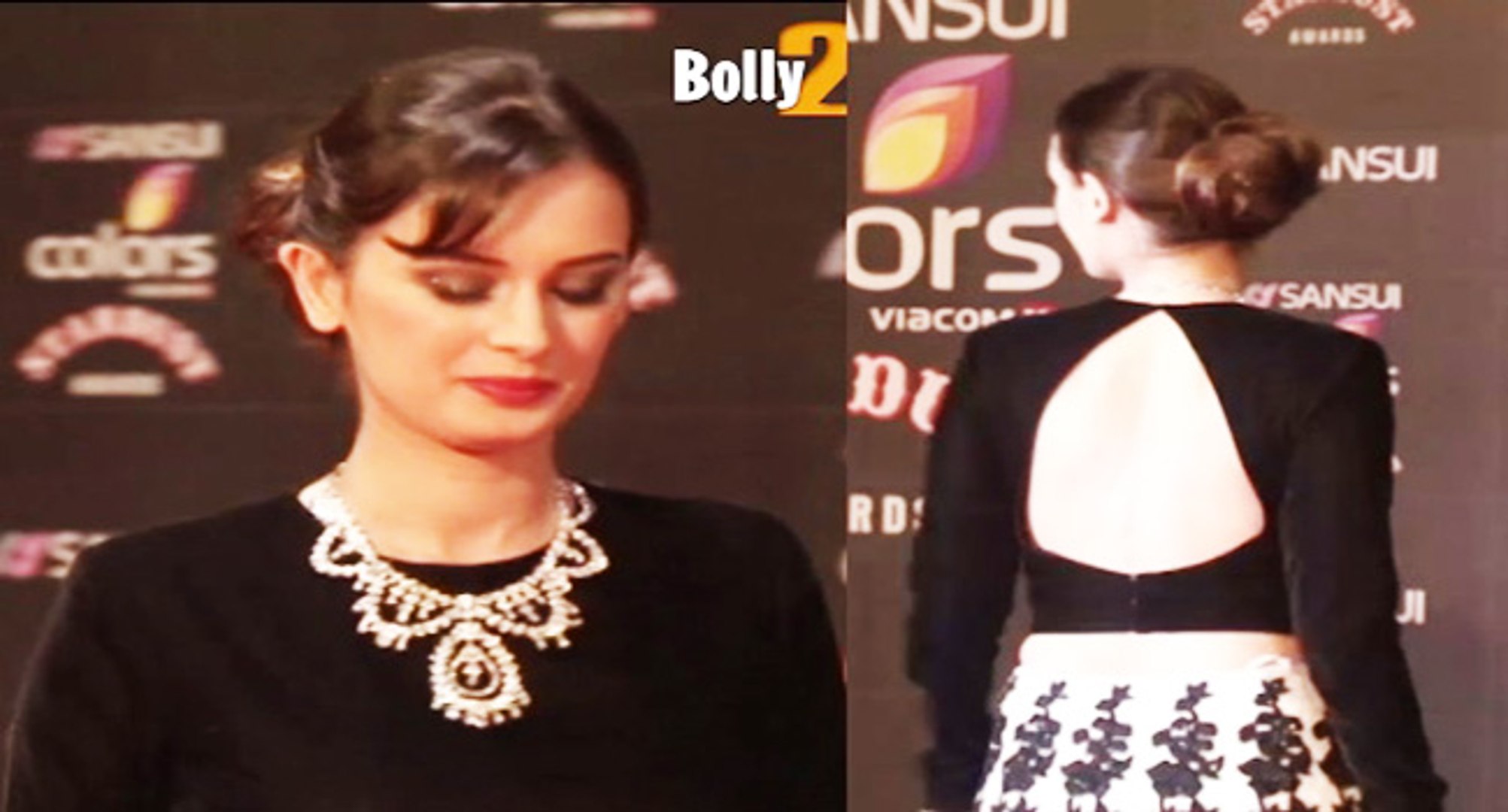 Evelyn sharma at Colors Red Carpet Of The Sansui Stardust Award 2015 | Bollywood Gossips