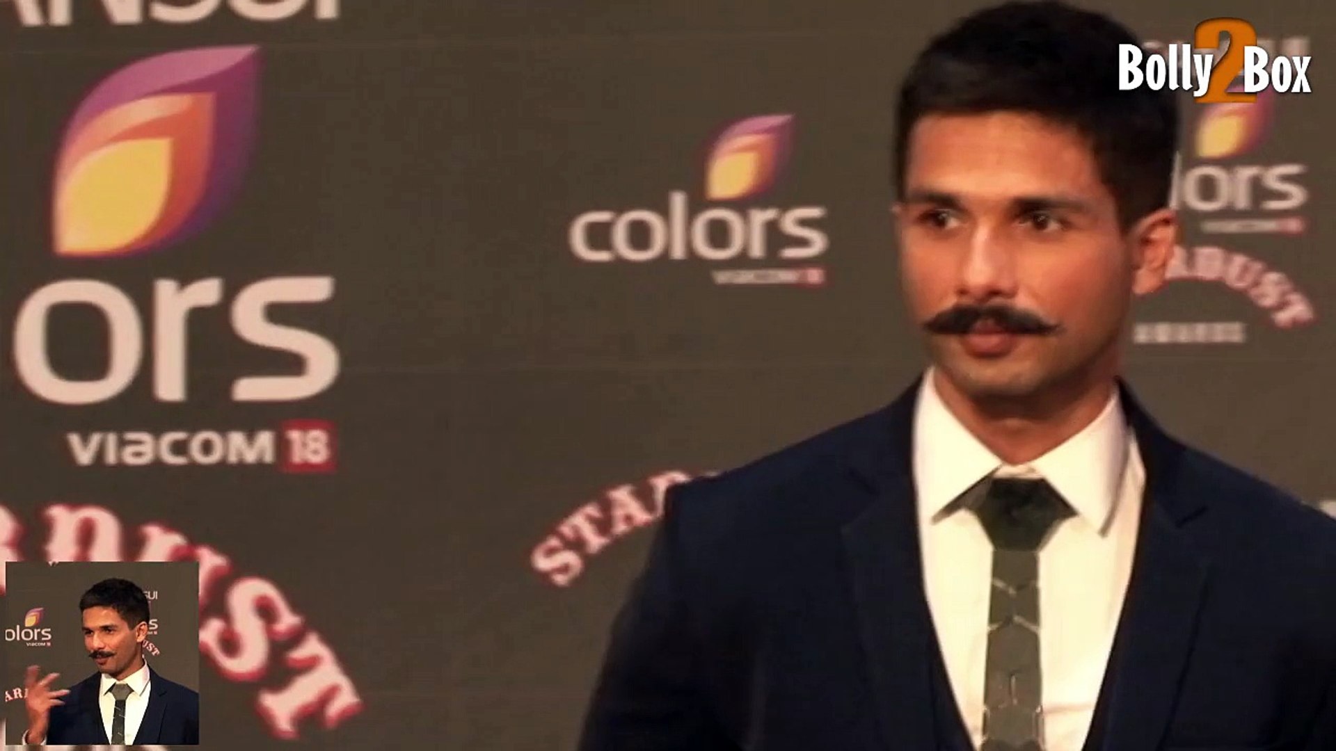 Shahid Kapoor at Colors Red Carpet Of The Sansui Stardust Award 2015 | Bollywood Gossips