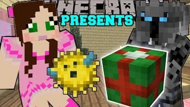 PopularMMOs Minecraft: CHRISTMAS PRESENTS Pat and Jen Custom Command GamingWithJen