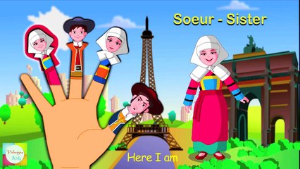 Finger Family French Family | Nursery Rhymes & Songs For Children