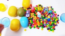 baby New Surprise Eggs Skittles: Peppa Pig Lego Disney Frozen & Pixar Cars Toys - PART 3 play doh