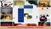 PDF Download  100 Questions  Answers About Autism Expert Advice from a Physicianparent Caregiver 100 Read Online