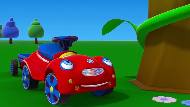 Мультики Зим Зум про машинки. Подъемный кран и красная машинка. Развивающие мультики.