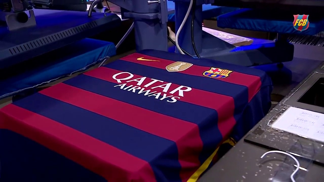 Barcelona Jersey 2015 With Fifa Club Word Cup Badge