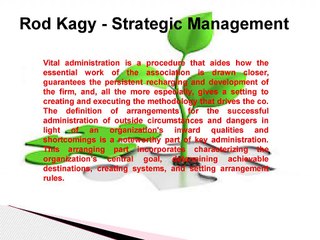 Rod Kagy | Entrepreneurship Strategies of business