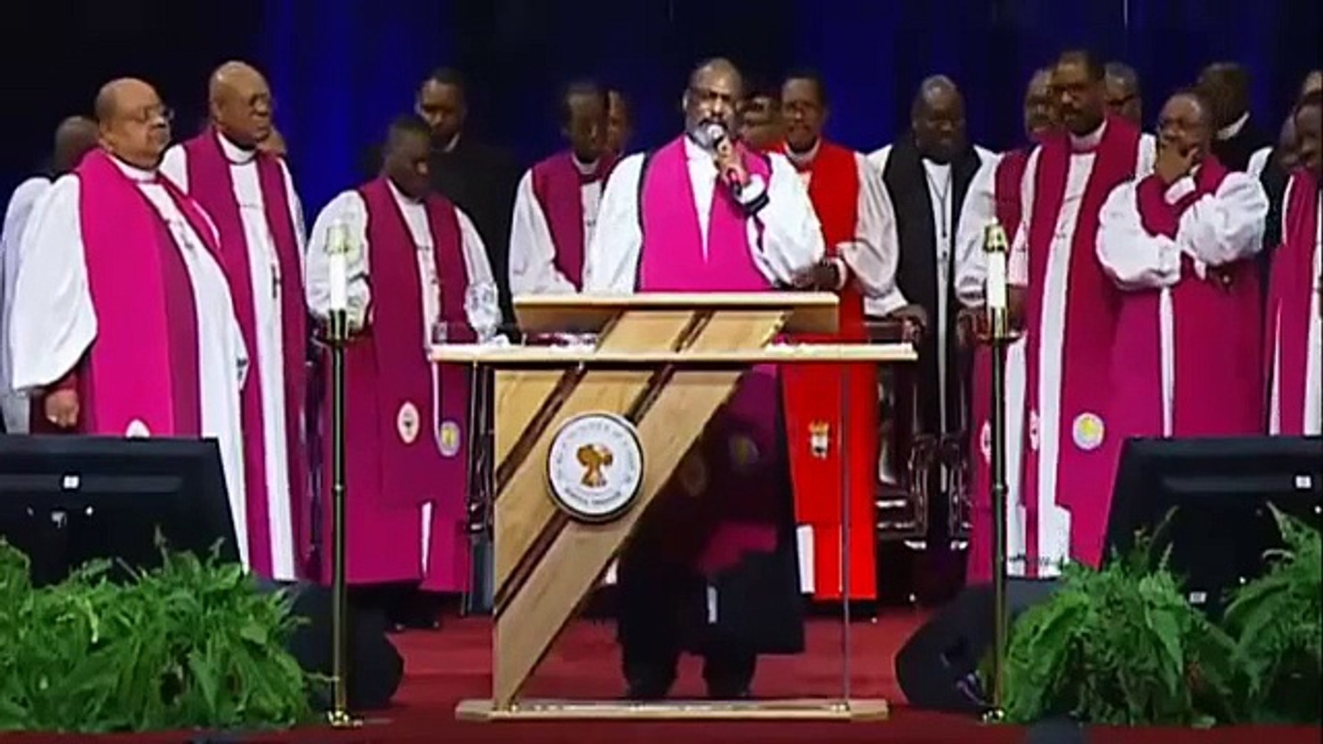 ⁣Bishop Frank Anthon White Preaching Consecration Service of COGIC 108th Holy Convocation