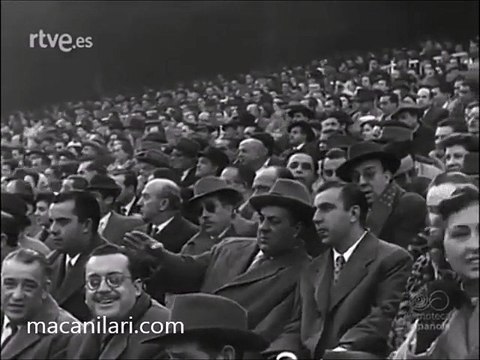 12.12.1956 - 1956-1957 European Champion Clubs' Cup 1st Round 3rd Leg Real Madrid 2-0 Rapid Wien