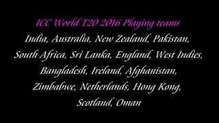 T20 World Cup 2016 In India, Schedule, Teams, Format, Venue -