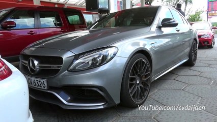 Mercedes AMG C63 S Start up & Acceleration Sounds!