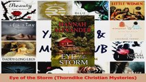 Read  Eye of the Storm Thorndike Christian Mysteries Ebook Free