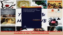 Download  Juristische und ökonomische Prognosemethoden und modelle in der Fusionskontrolle PDF Online