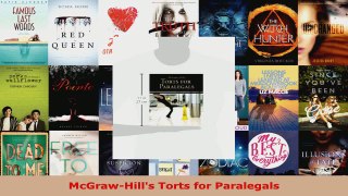 Read  McGrawHills Torts for Paralegals Ebook Free