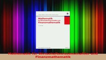 Download  Mathematik für Wirtschaftswissenschaftler und Finanzmathematik Ebook Frei