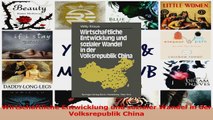 Download  Wirtschaftliche Entwicklung und sozialer Wandel in der Volksrepublik China Ebook Online